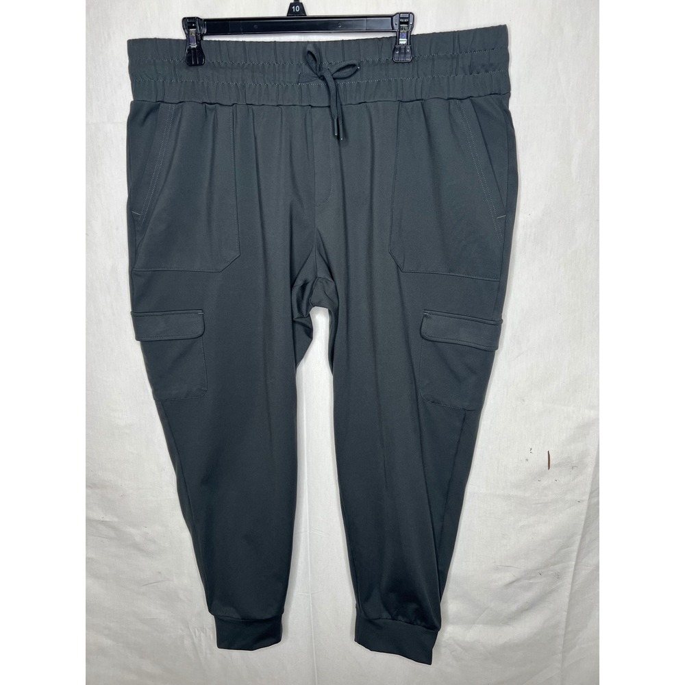 Mondetta Performance Luxury Cargo Joggers Womens XXL Charcoal Gray Athleisure - Picture 4 of 7